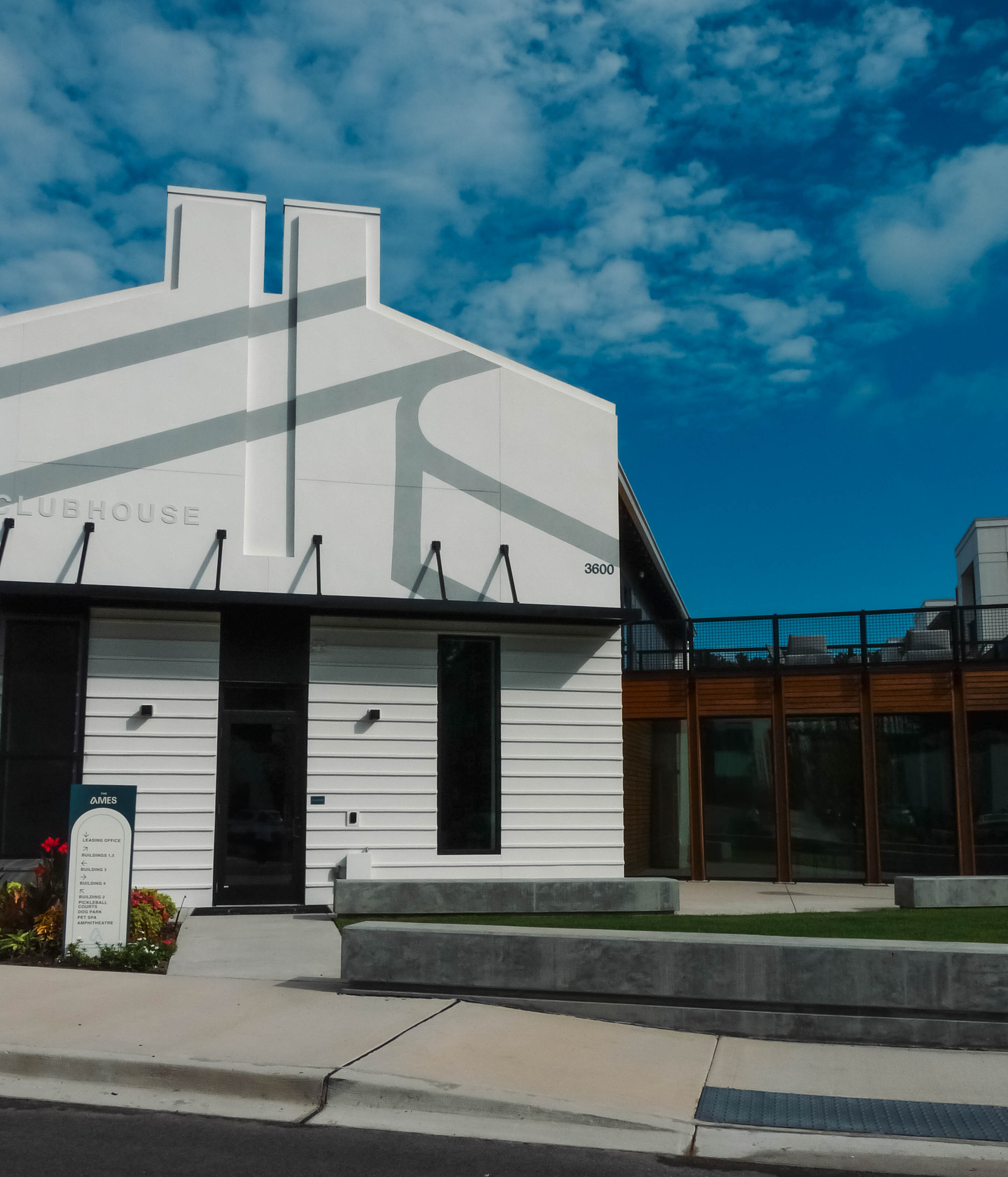 The Ames Clubhouse exterior — Maka Painters